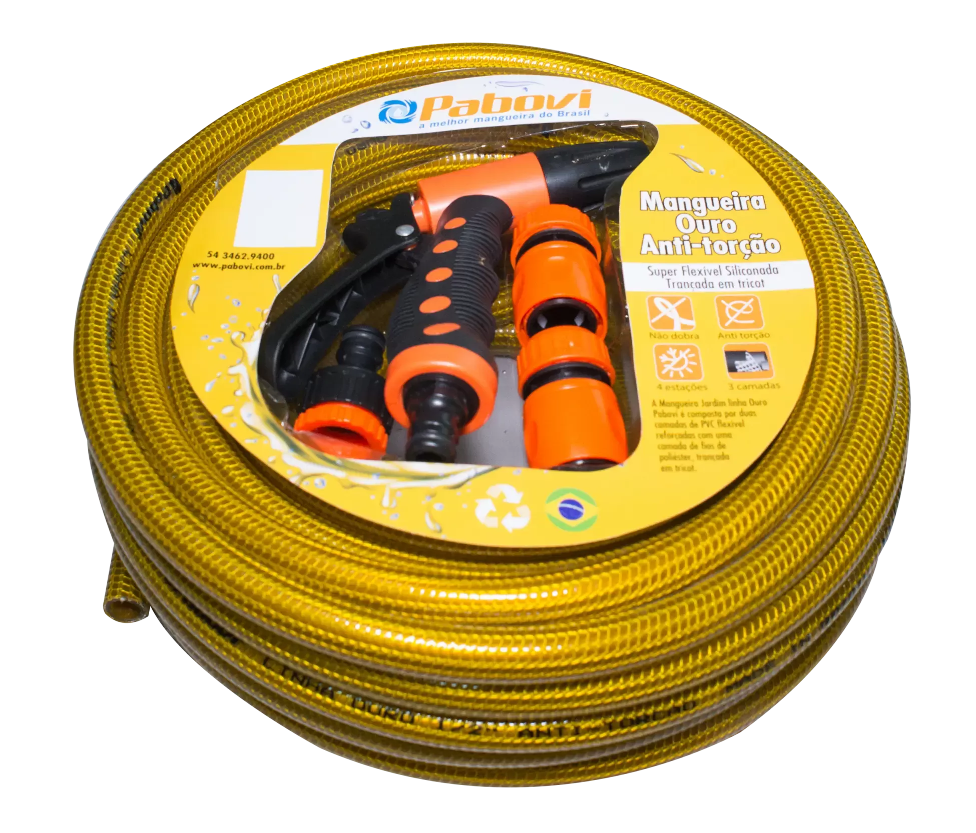  GOLDEN ANTI-TWISTING GARDEN HOSE - SETS